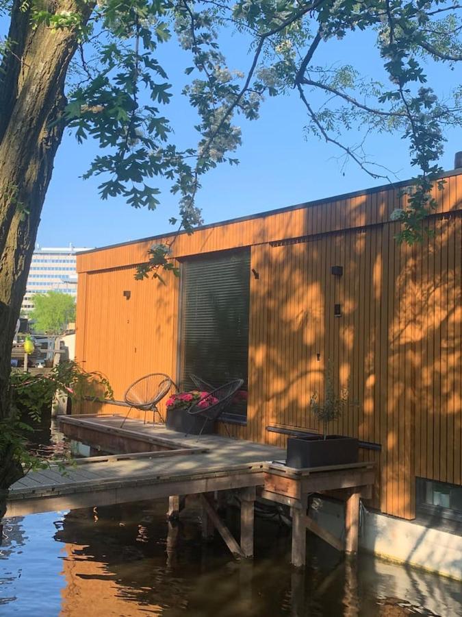 Beautiful Amstel Houseboat Apartment อัมสเตอร์ดัม ภายนอก รูปภาพ